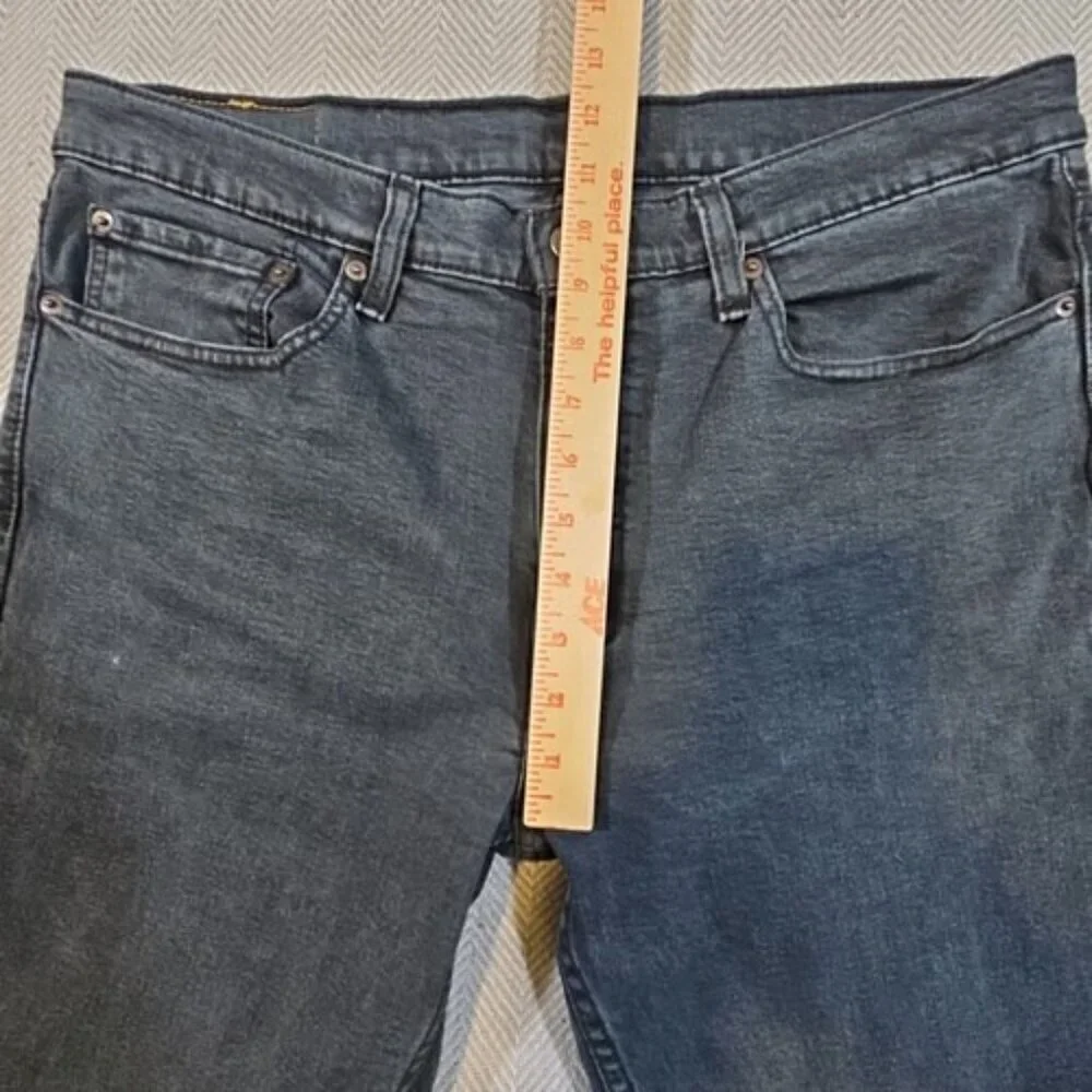 Levi's Jeans Men's W36 L32 Dark Slate‎ Blue Tapered Leg Stretch PC9-04511-5654